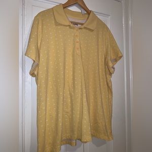 Polka dot polo